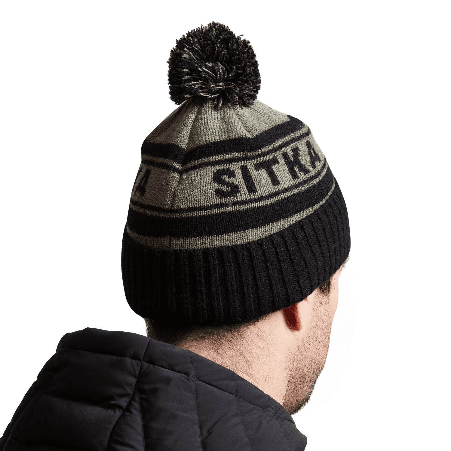 POM Cuffed Knit Beanie