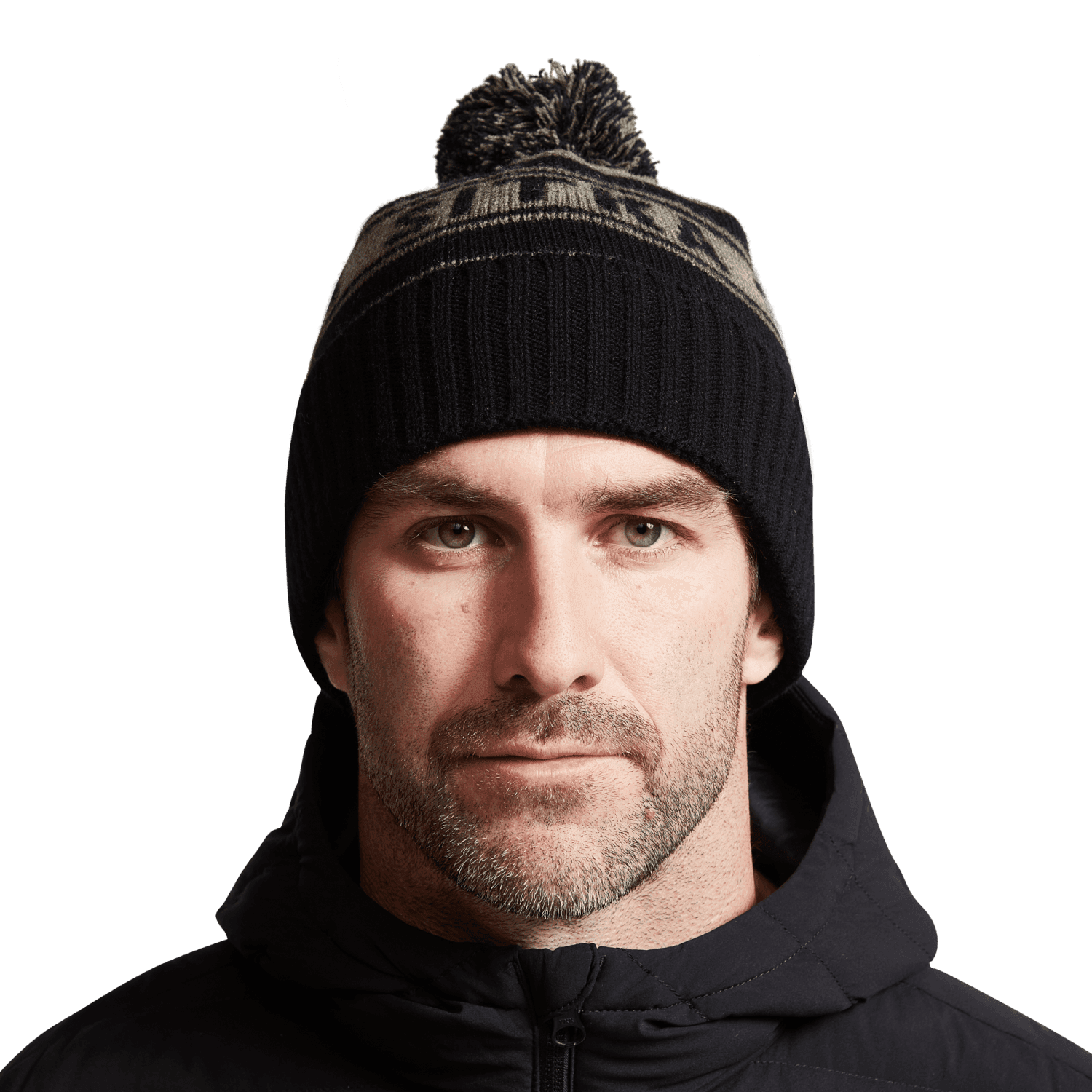 POM Cuffed Knit Beanie
