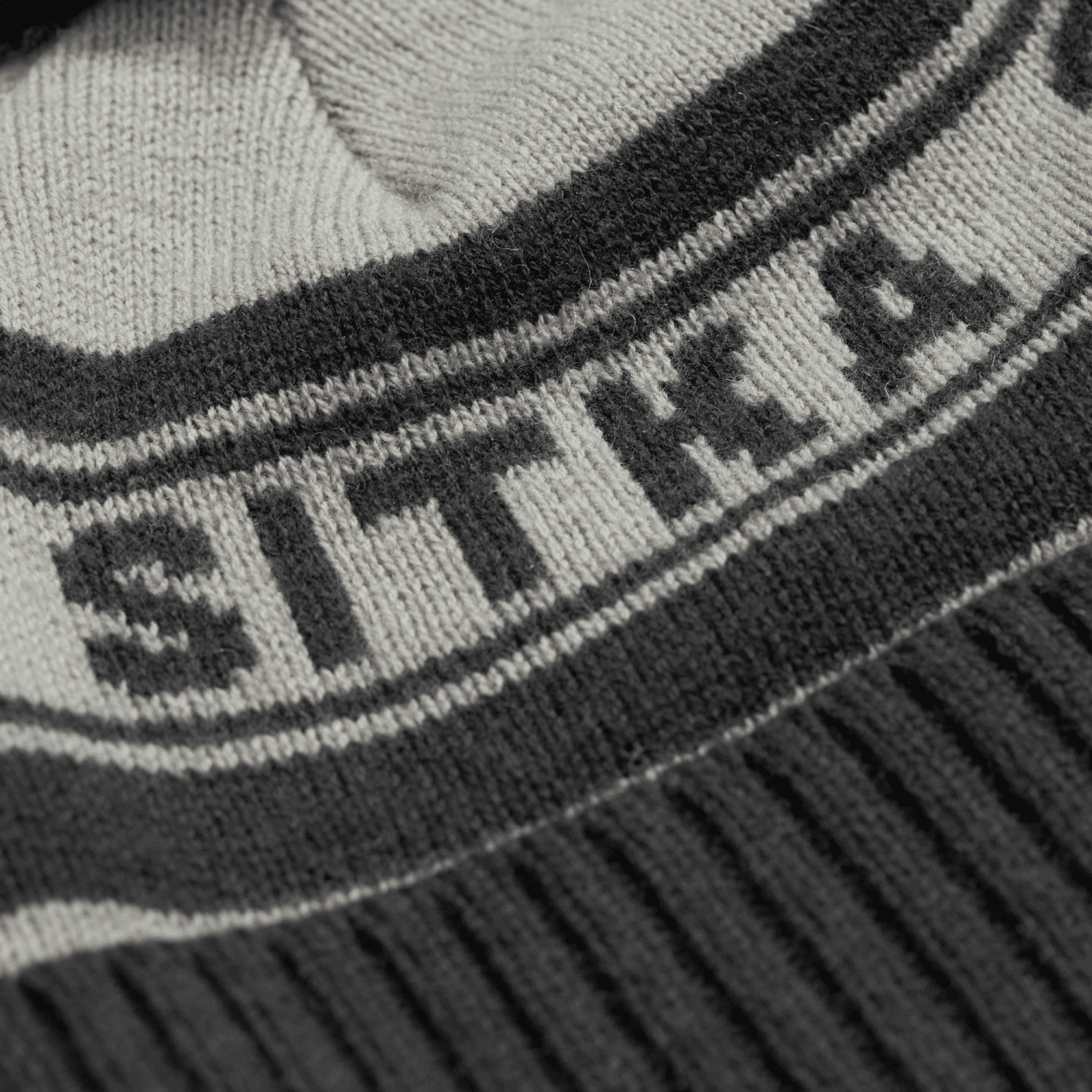 POM Cuffed Knit Beanie