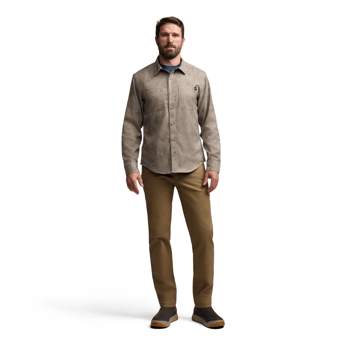 Bridger Camo LS Flannel