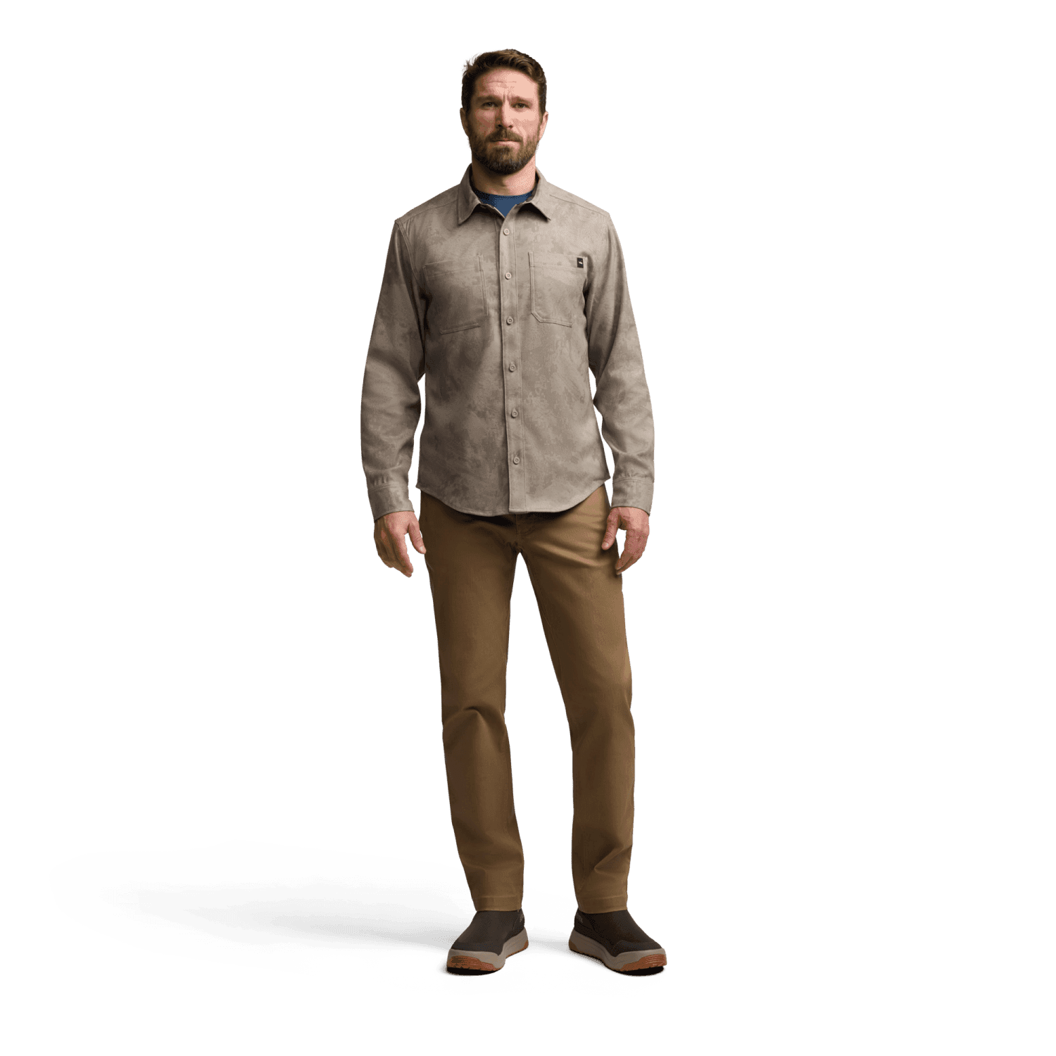 Bridger Camo LS Flannel