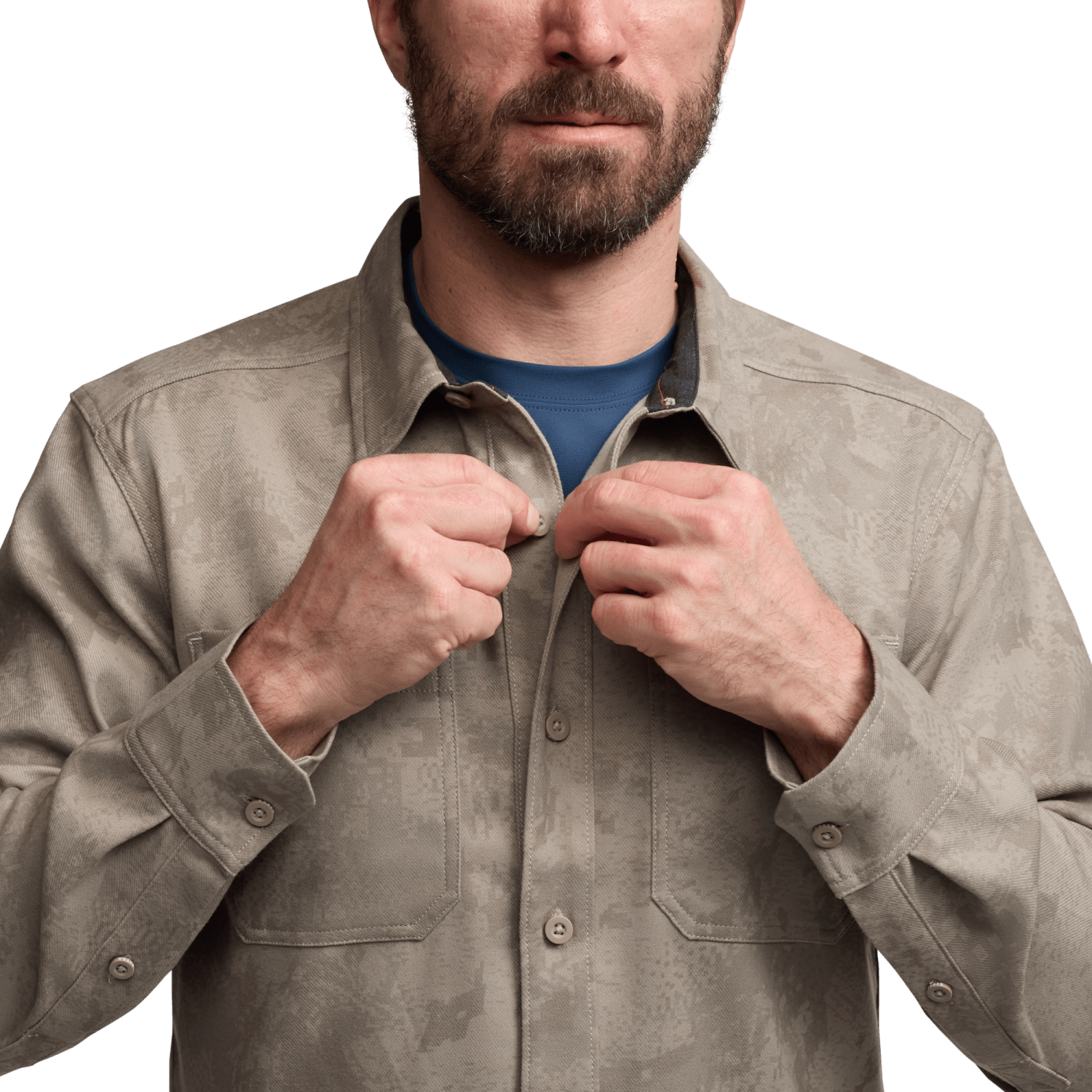 Bridger Camo LS Flannel