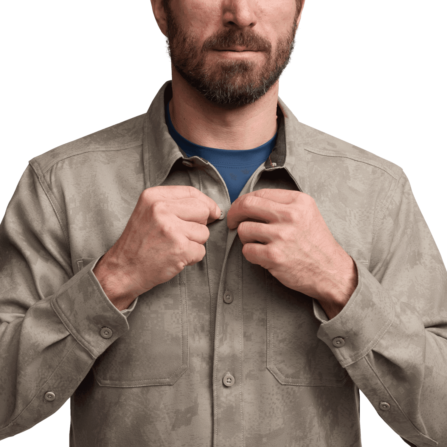 Bridger Camo LS Flannel