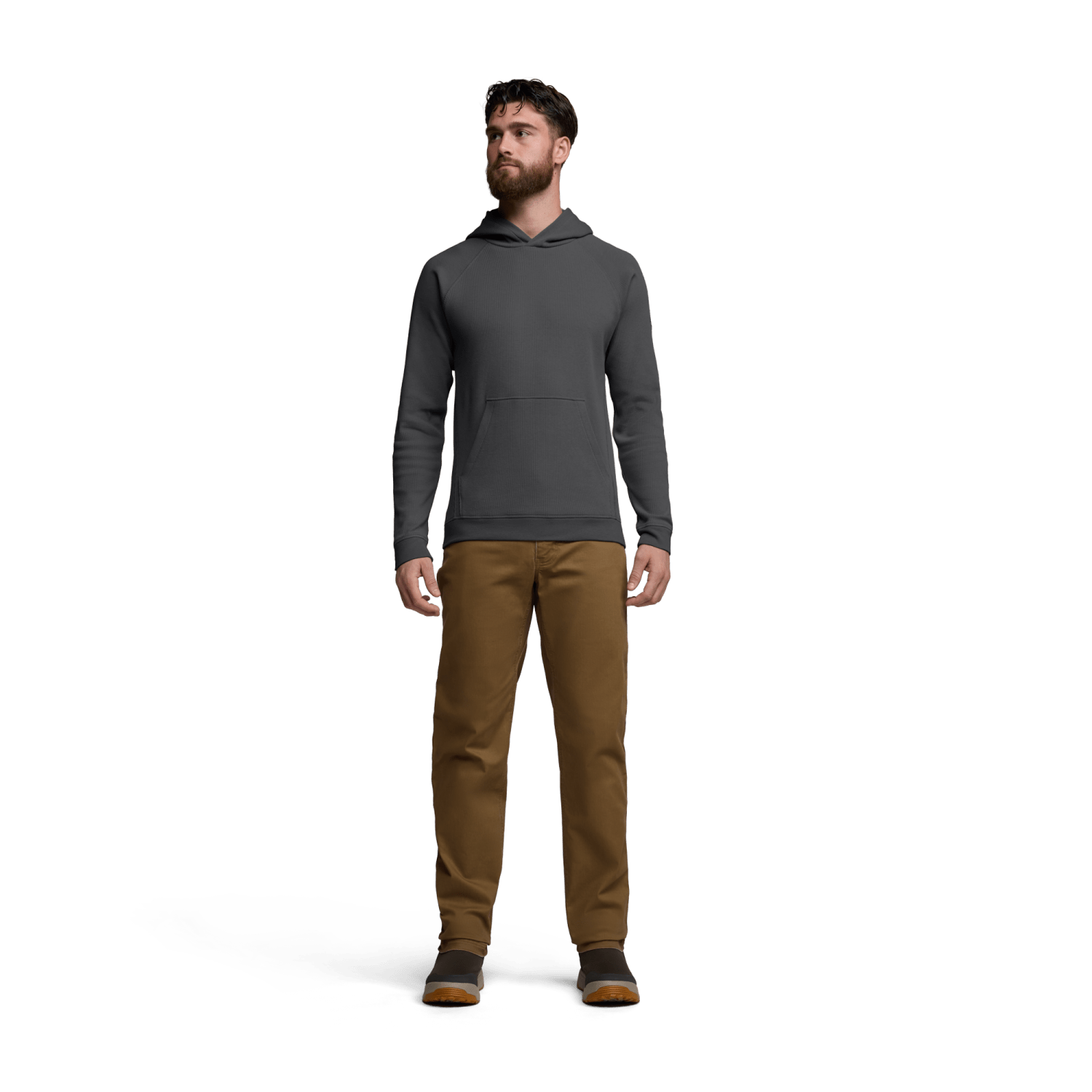 Waffle Pullover Hoodie