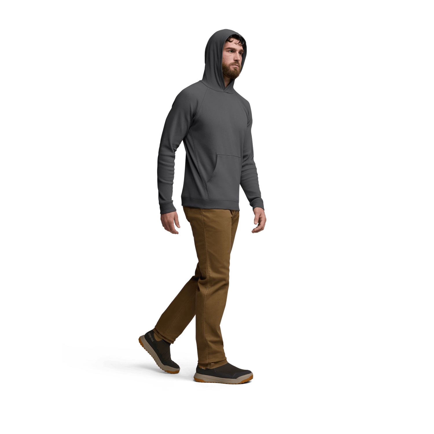 Waffle Pullover Hoodie