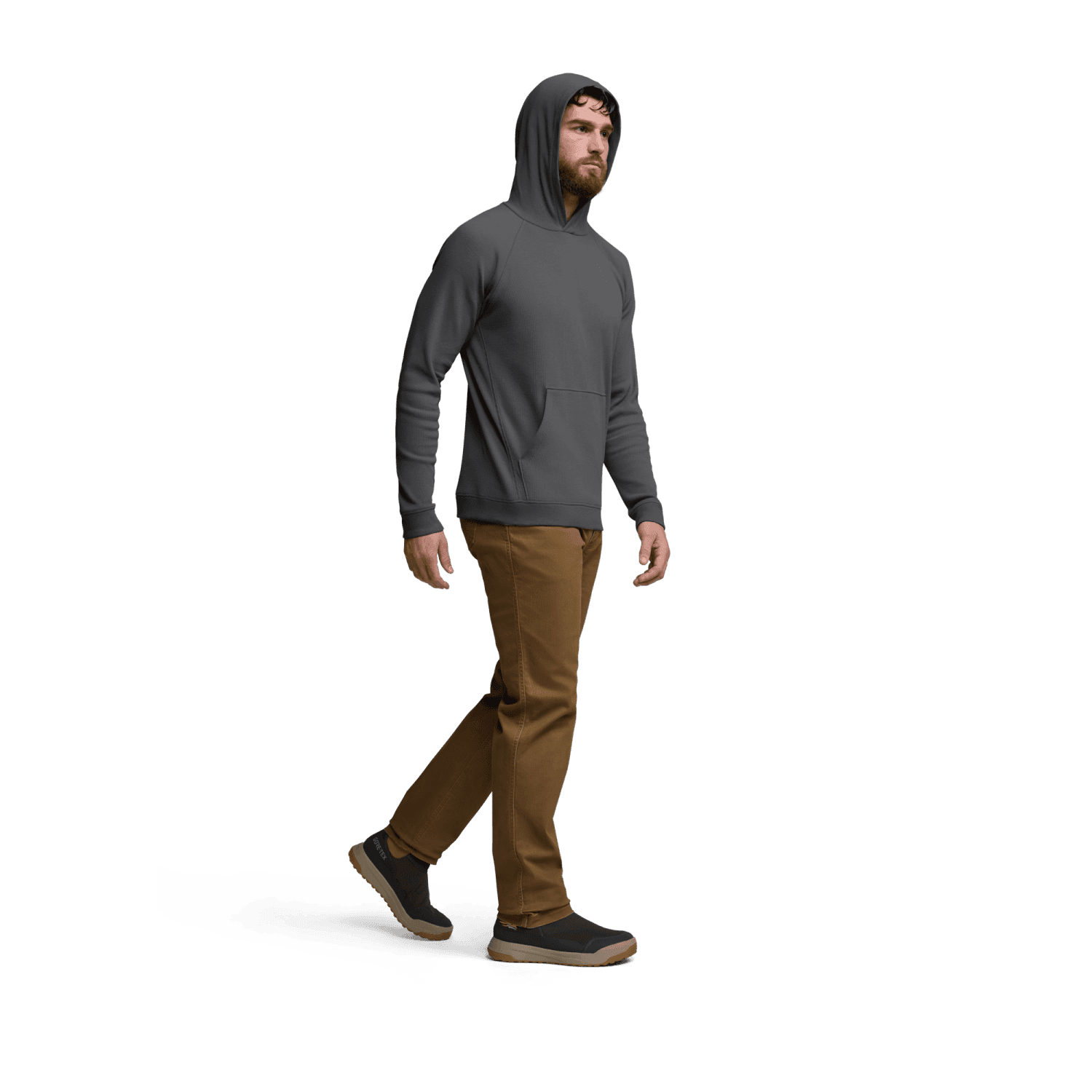 Waffle Pullover Hoodie