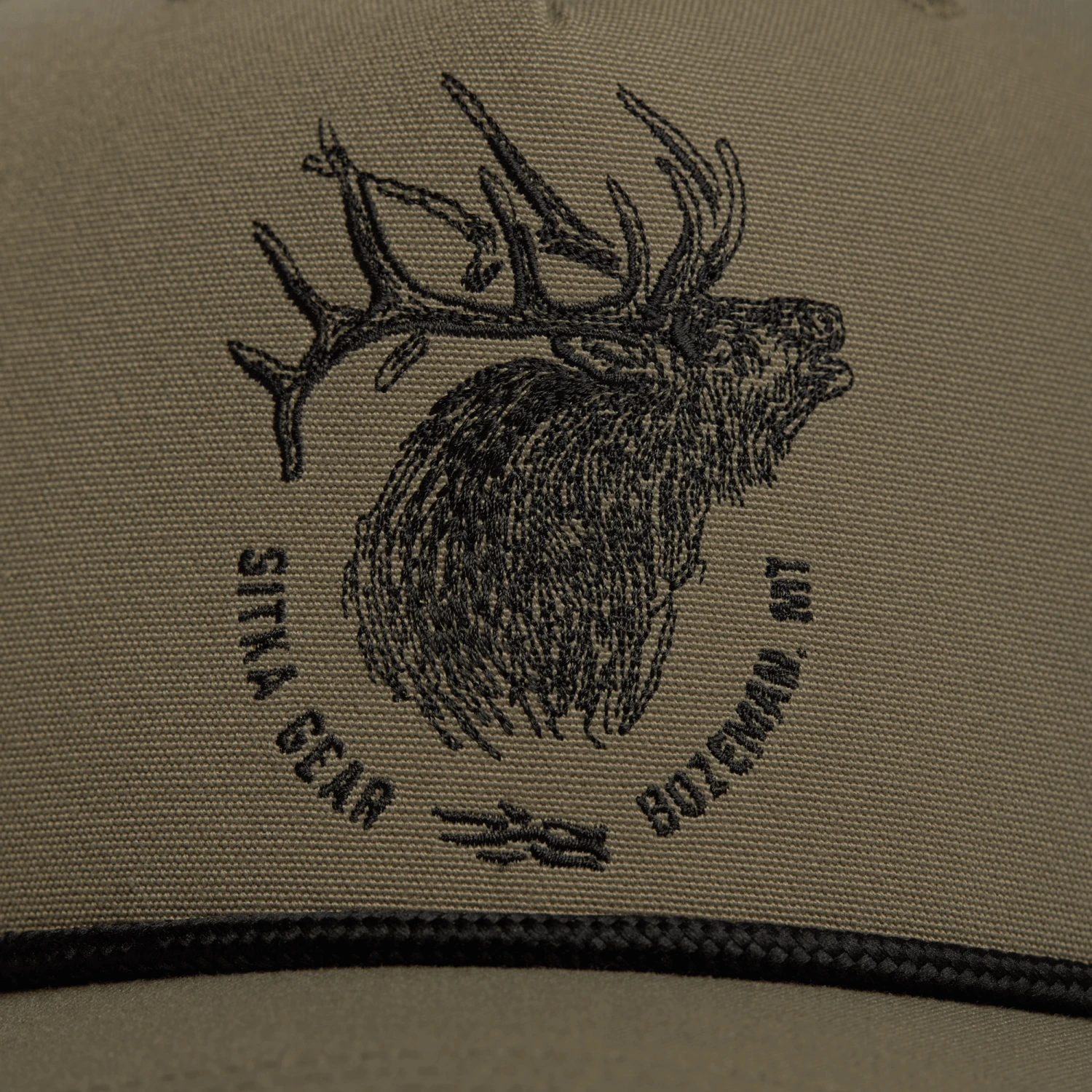 Elk Sketch Retro 5 Panel Snapback