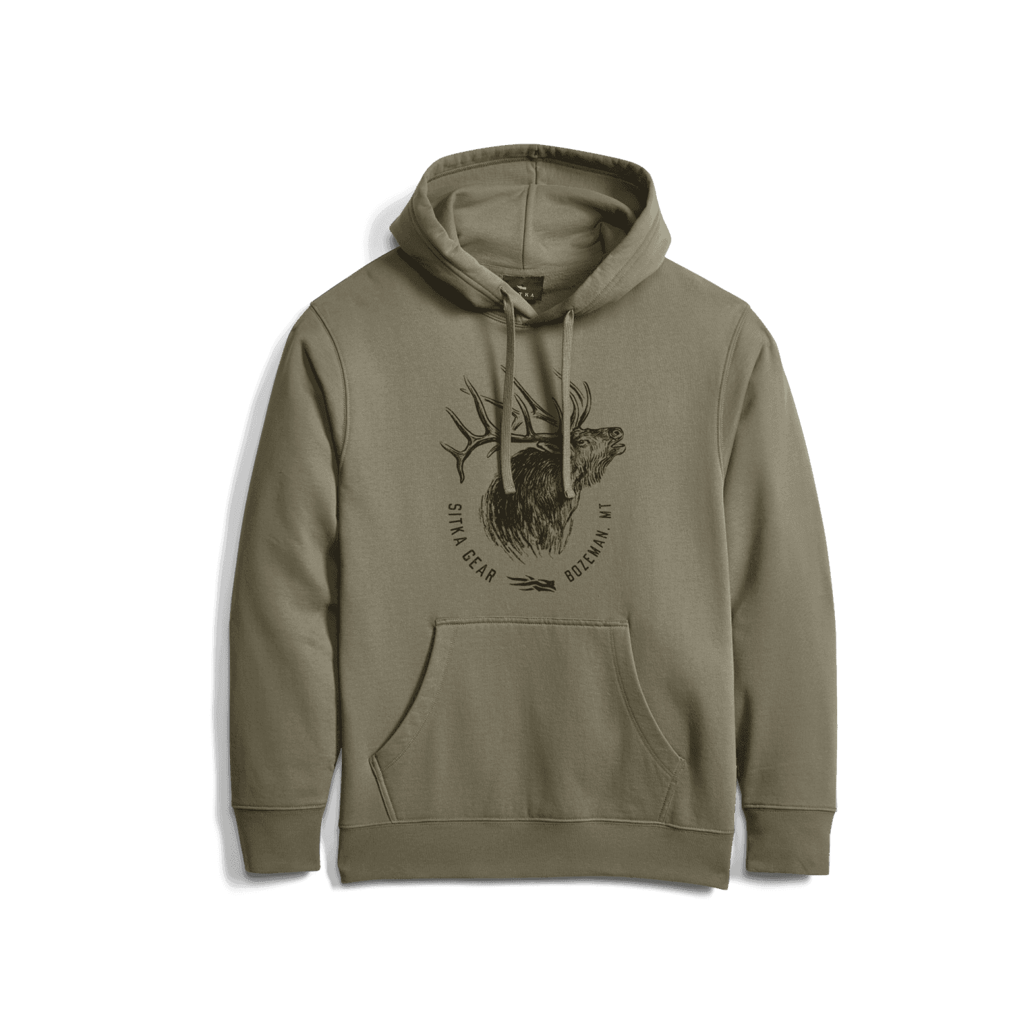 Elk Sketch Pullover Hoodie