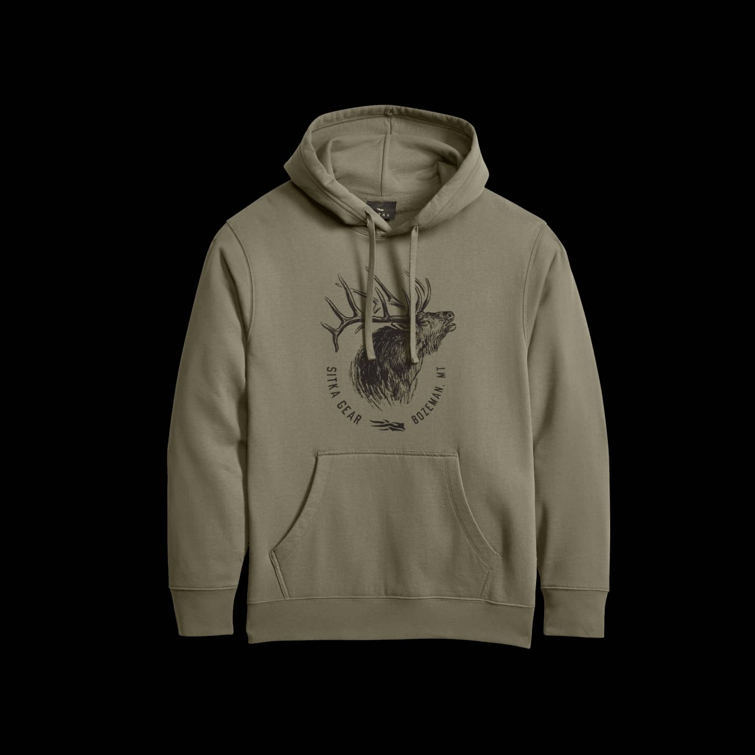 Elk Sketch Pullover Hoodie