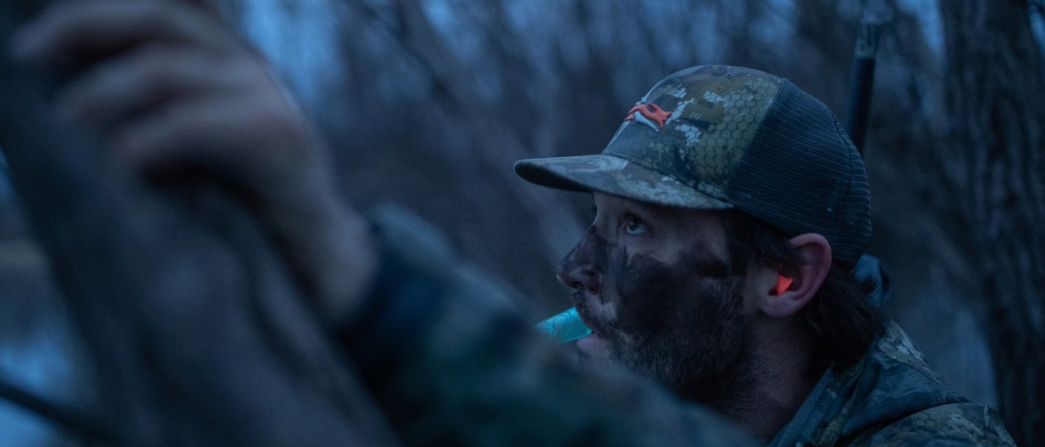 Calling Ducks In Flooded Timber