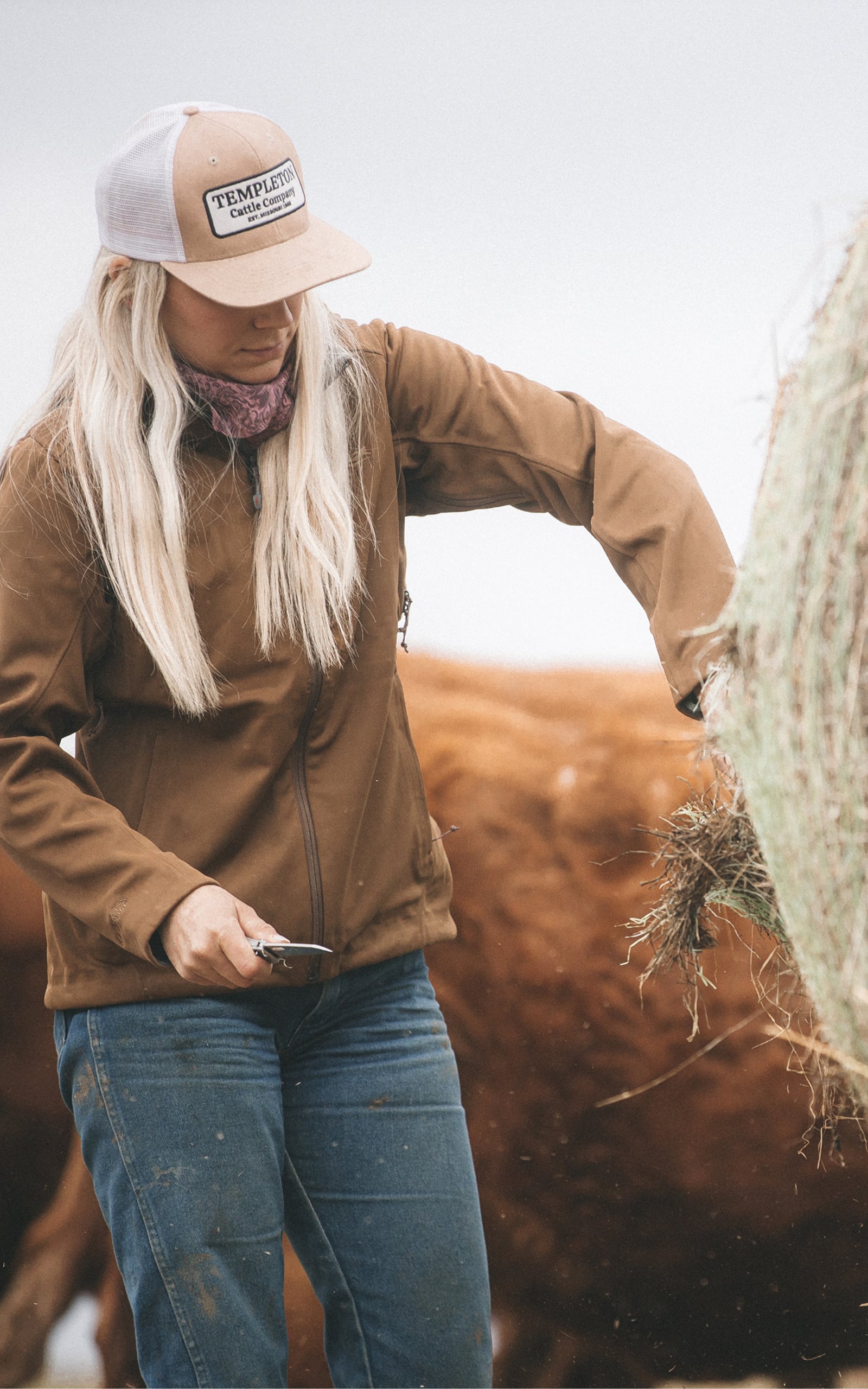 Sitka Ambassador working in the field