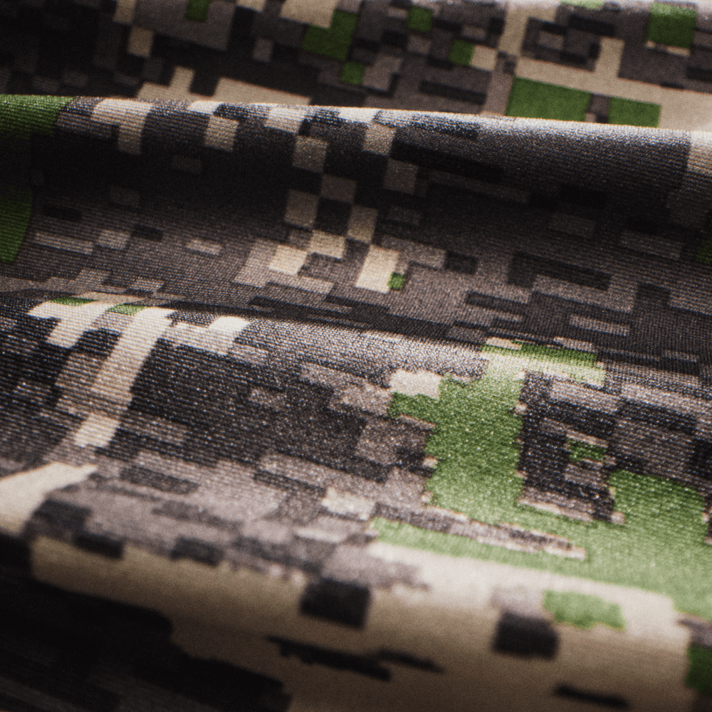 Close up of Equinox Guard fabric in Optifade Cover