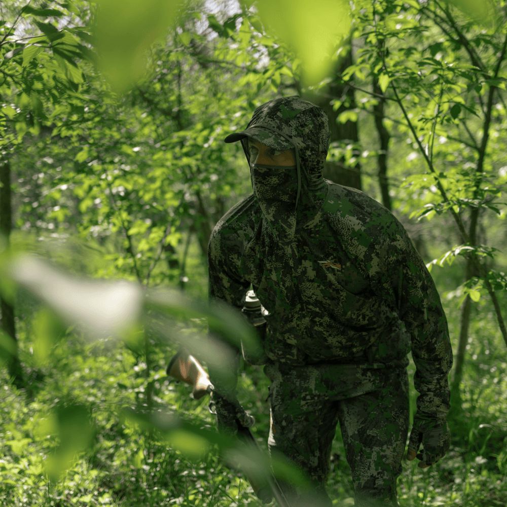 Man wearing Optifade Cover stalking prey