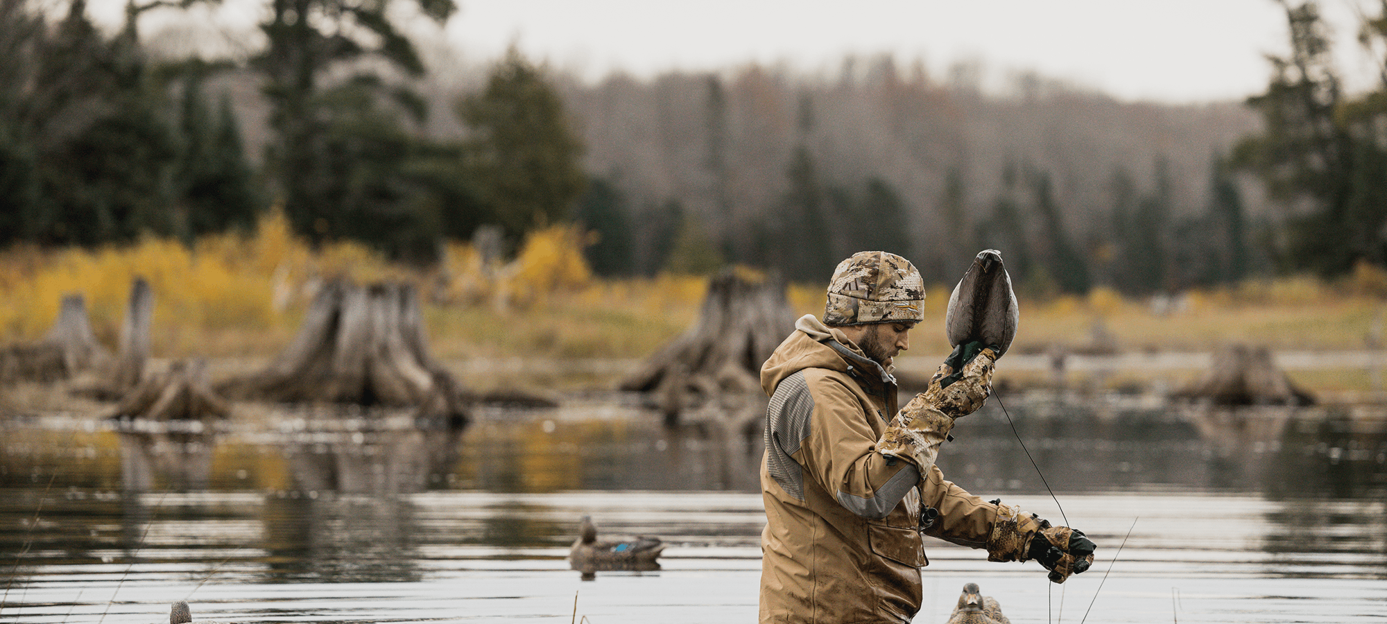 A person Waterfowl hunting | SITKA Gear