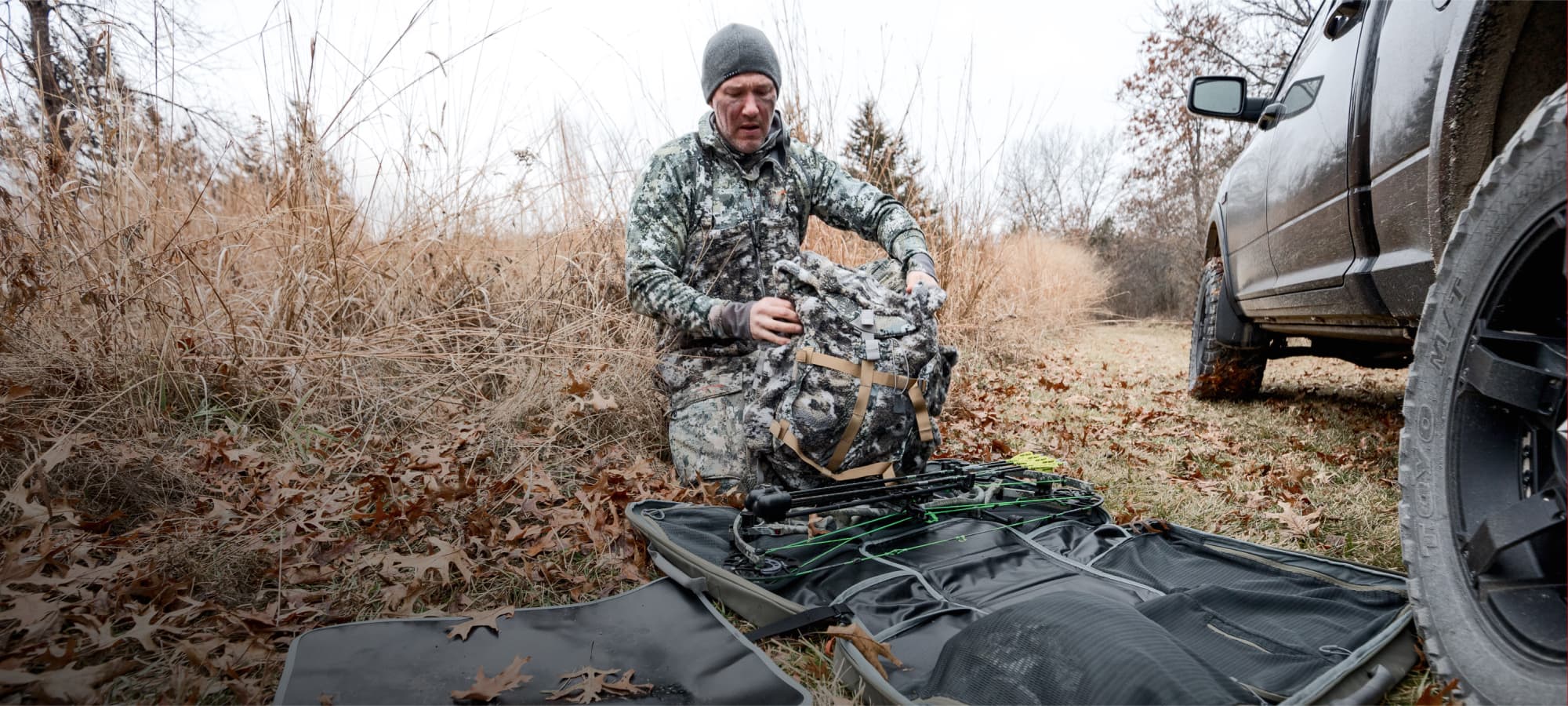 John Dudley with the Fanatic Pack in Optifade Elevated II | SITKA Gear