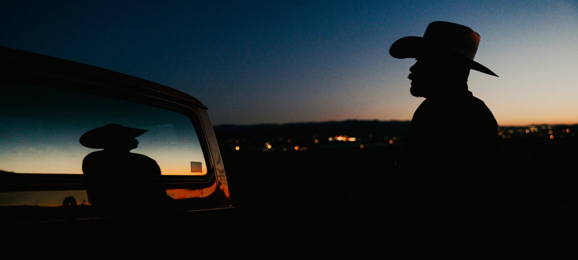 Brad Christian looking out in the sunset | SITKA Studio