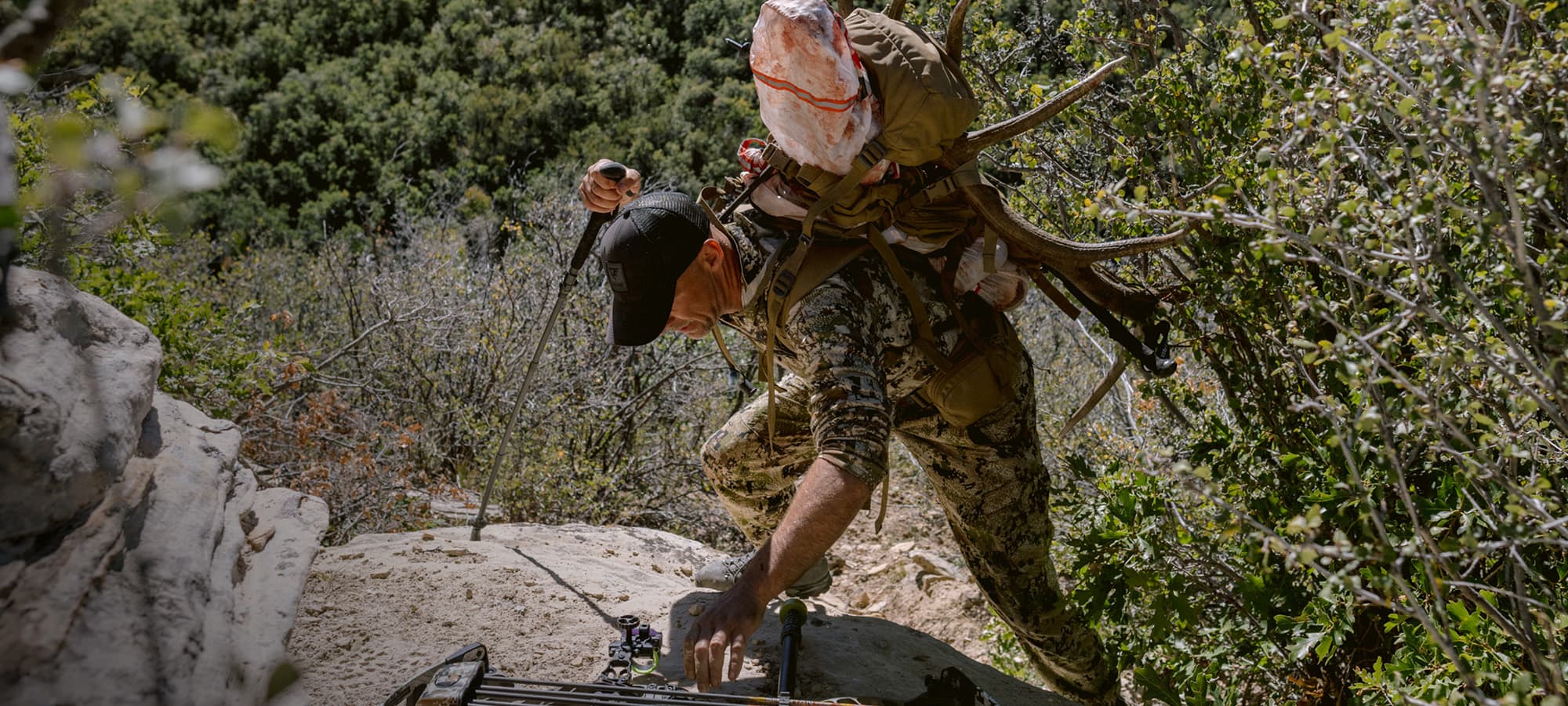Corey Jacobsen packing out an elk