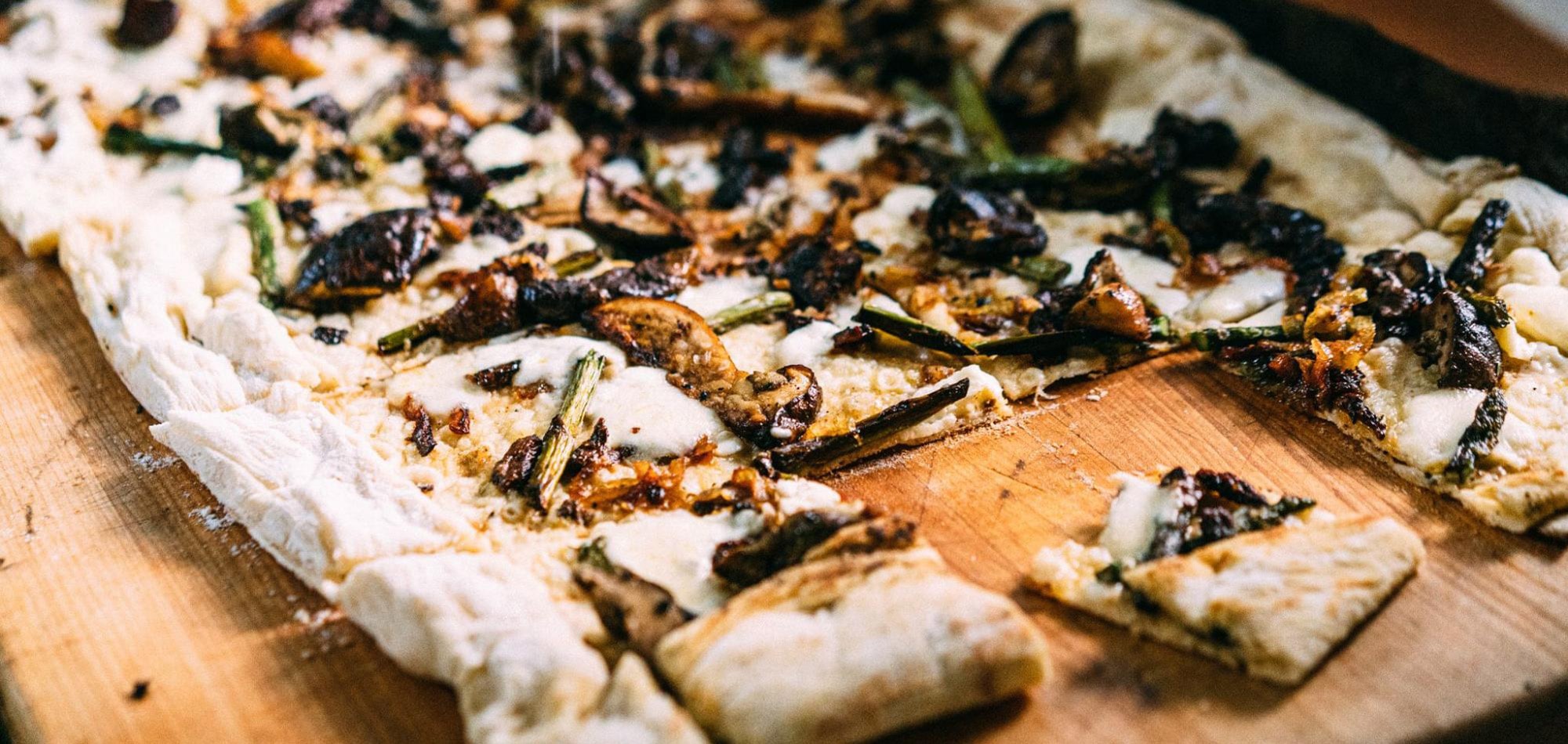 Morel Mushroom Pizza