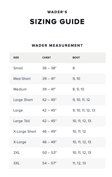 How To Size Waders What Size Waders Do I Need? Sizing Guide | SITKA Gear | SITKA Gear